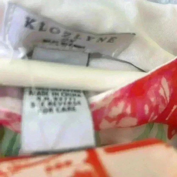 NWT KLOZLYNE LINED GEORGETTE DRESS WITH OVERSIZED SLEEVES IN SIZE 2X - Picture 7 of 8